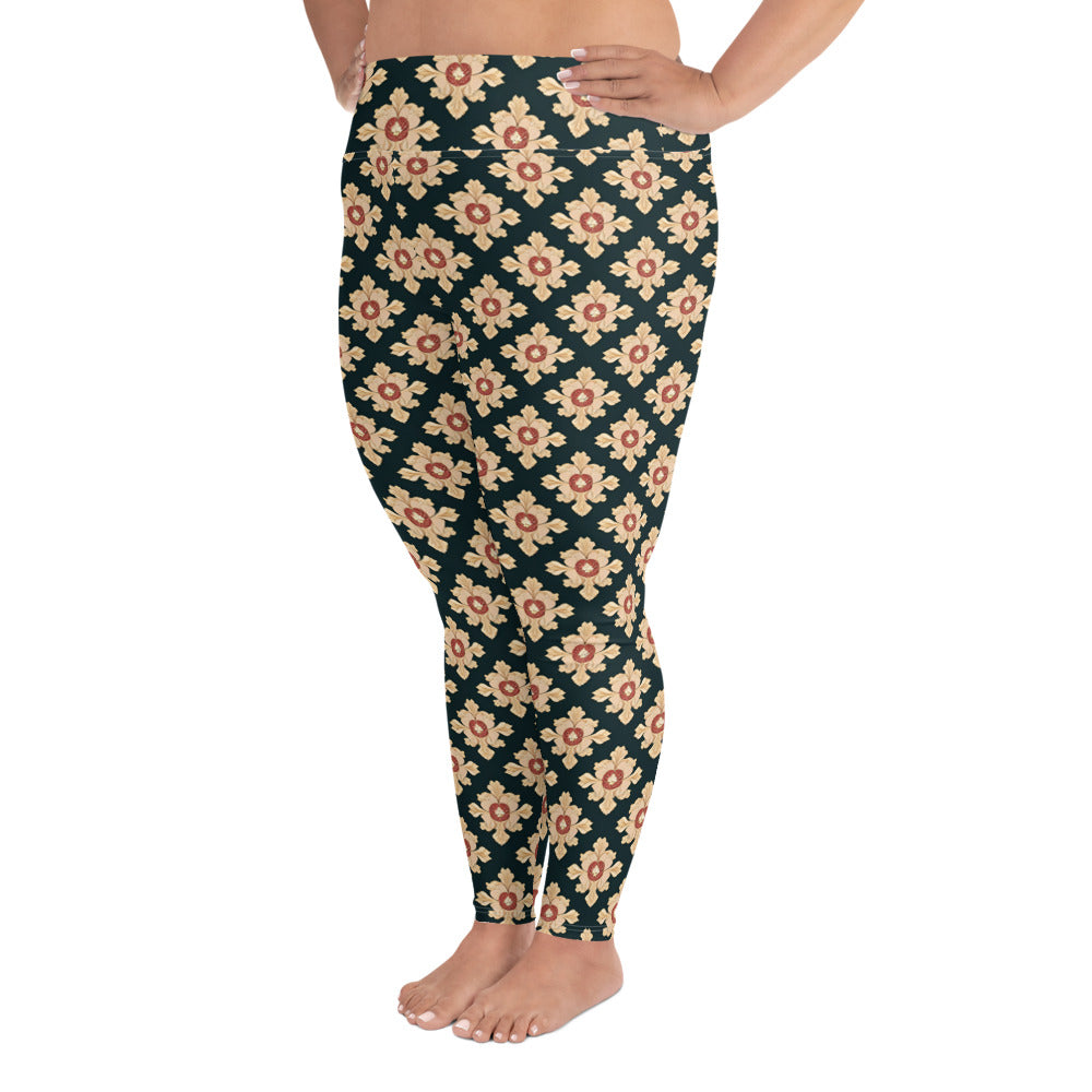 All-Over Print Plus Size Leggings