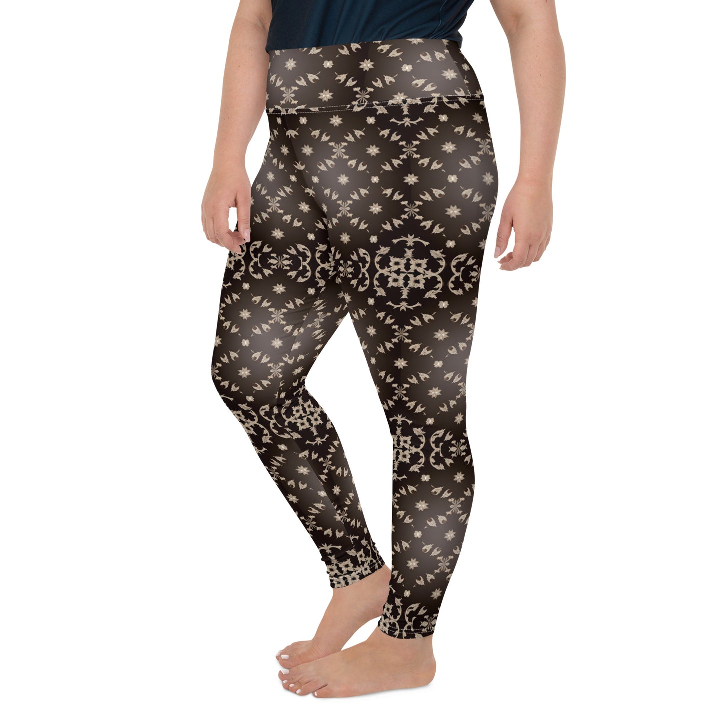 All-Over Print Plus Size Leggings