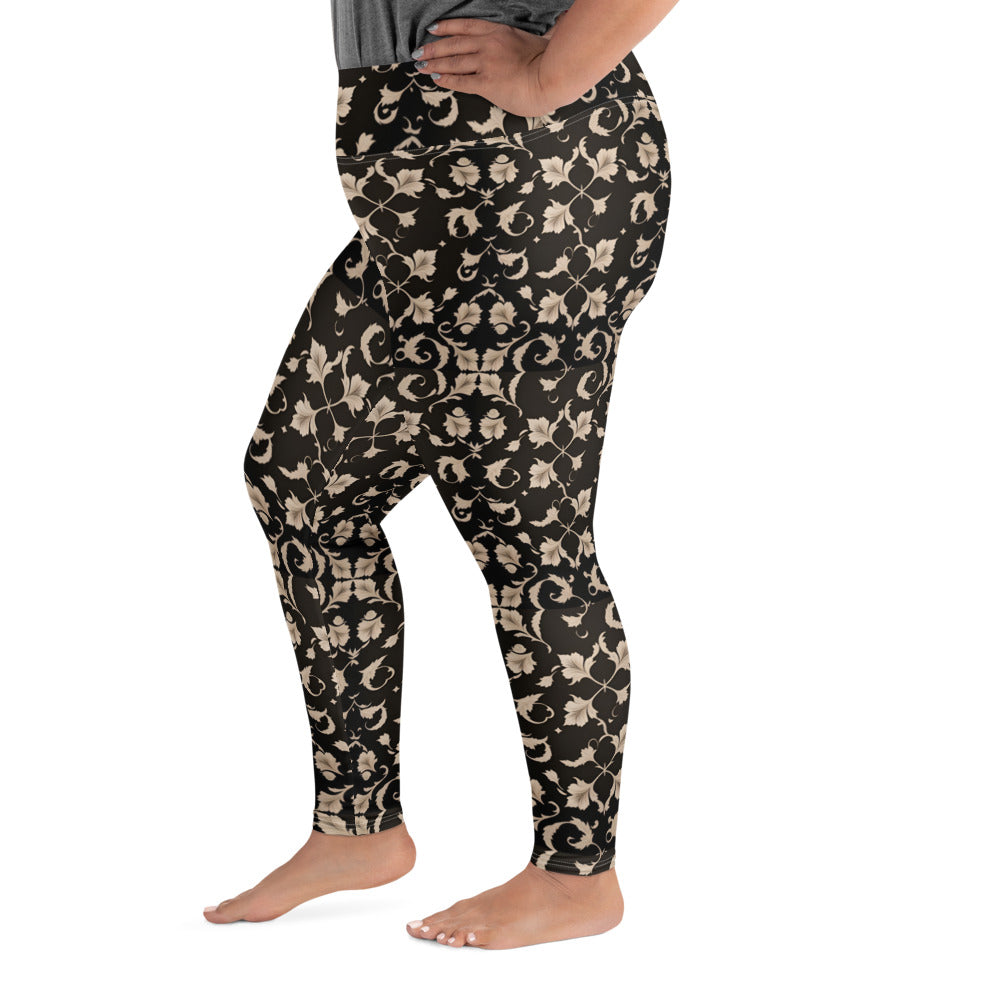 All-Over Print Plus Size Leggings