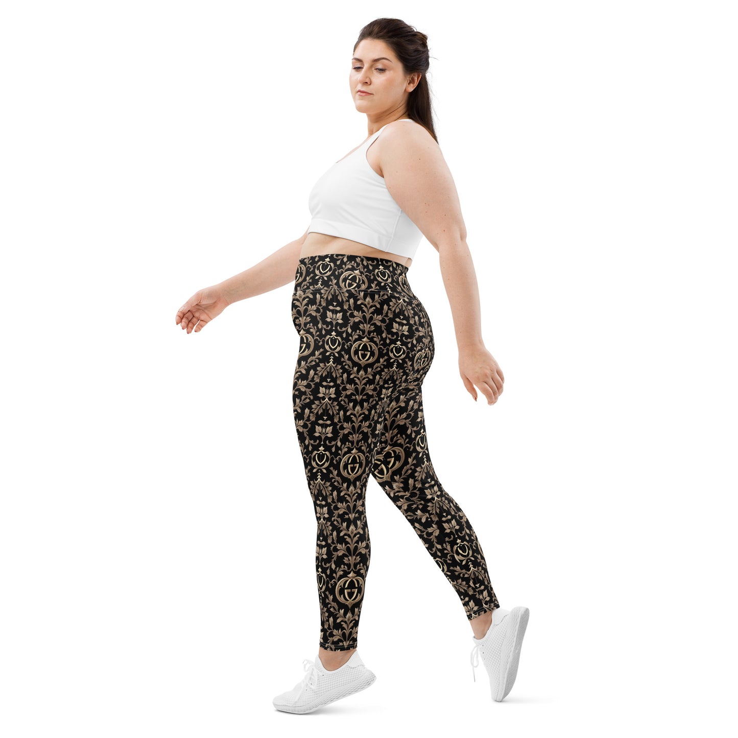 All-Over Print Plus Size Leggings