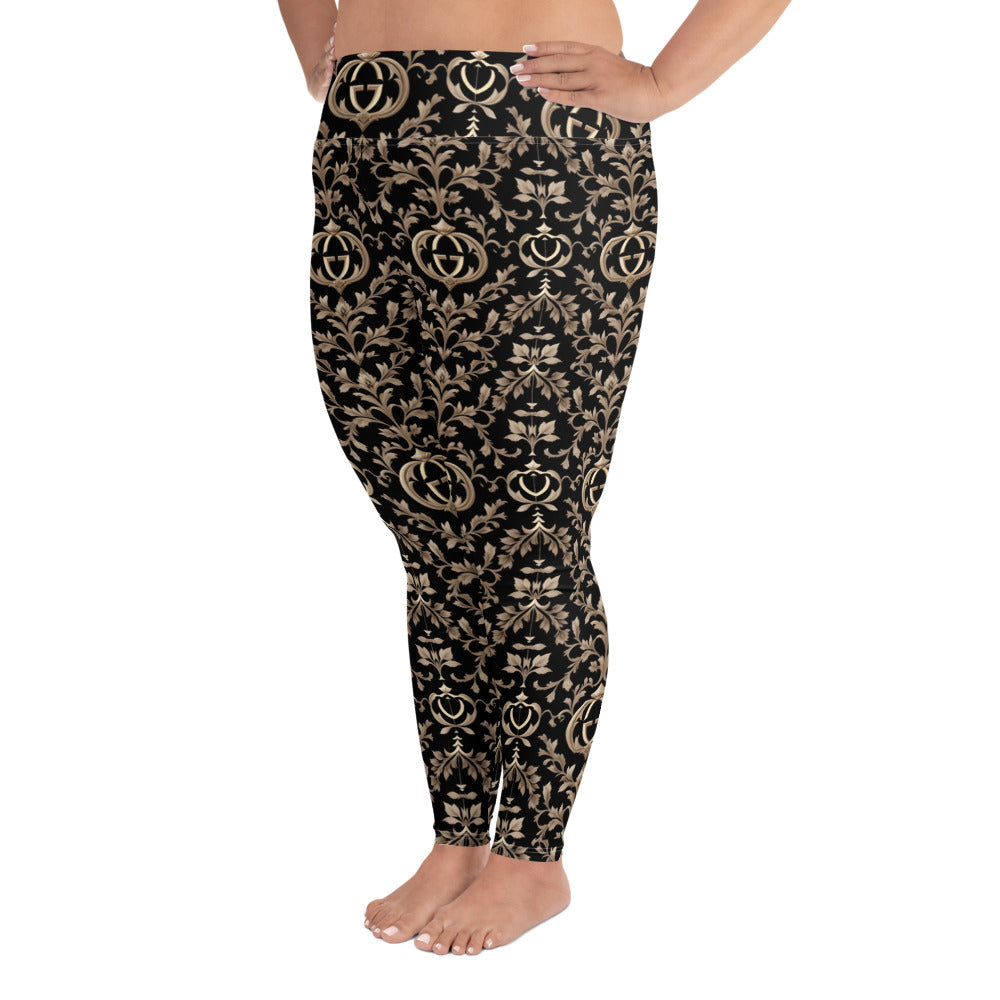 All-Over Print Plus Size Leggings