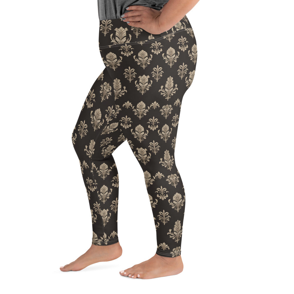 All-Over Print Plus Size Leggings