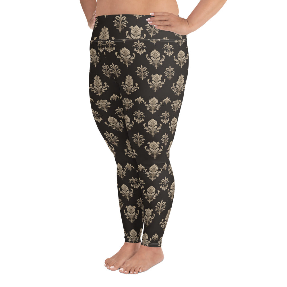 All-Over Print Plus Size Leggings