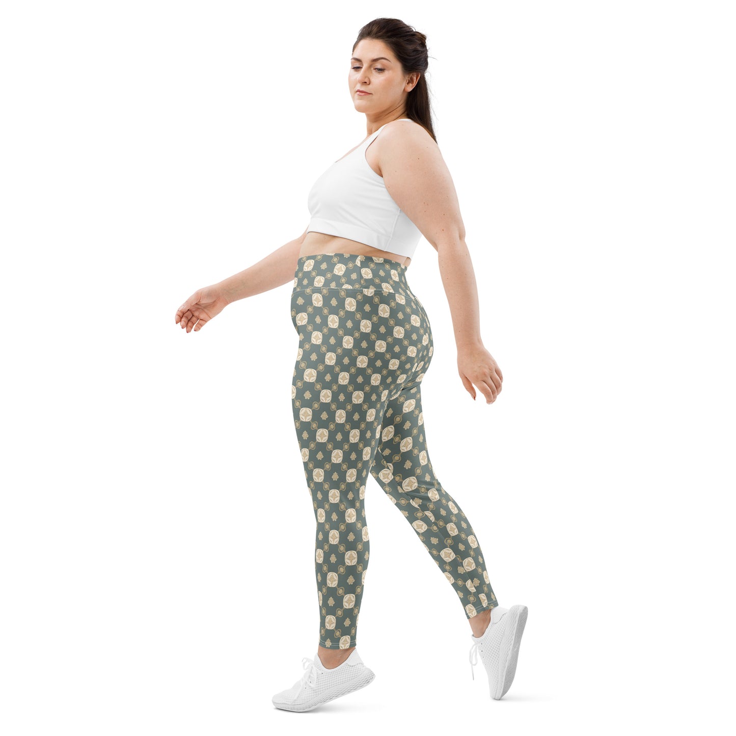 All-Over Print Plus Size Leggings