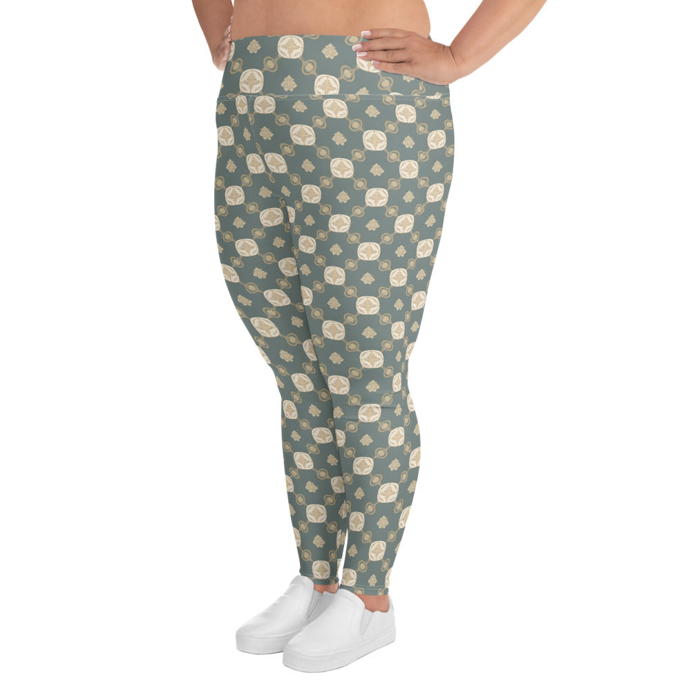 All-Over Print Plus Size Leggings