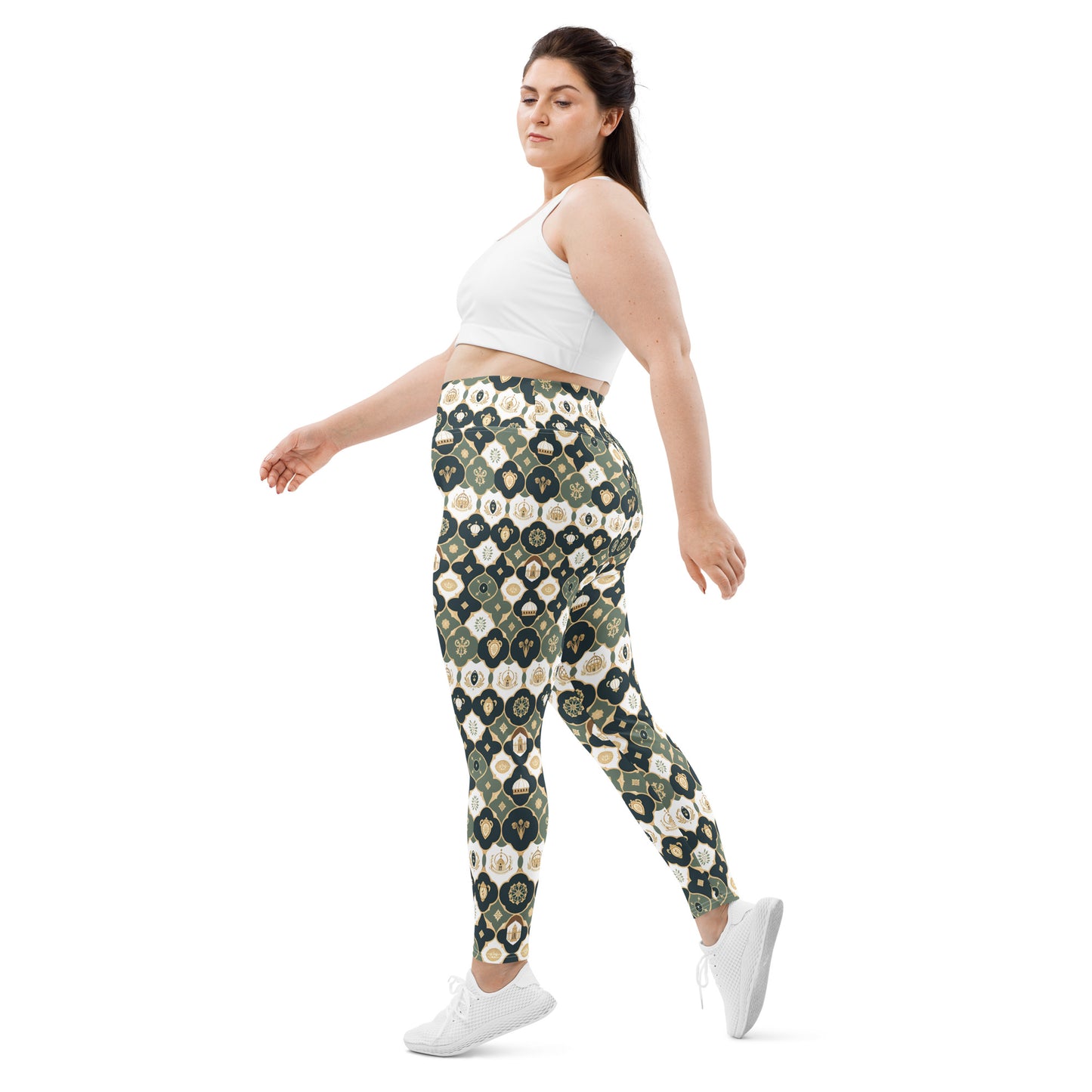 All-Over Print Plus Size Leggings