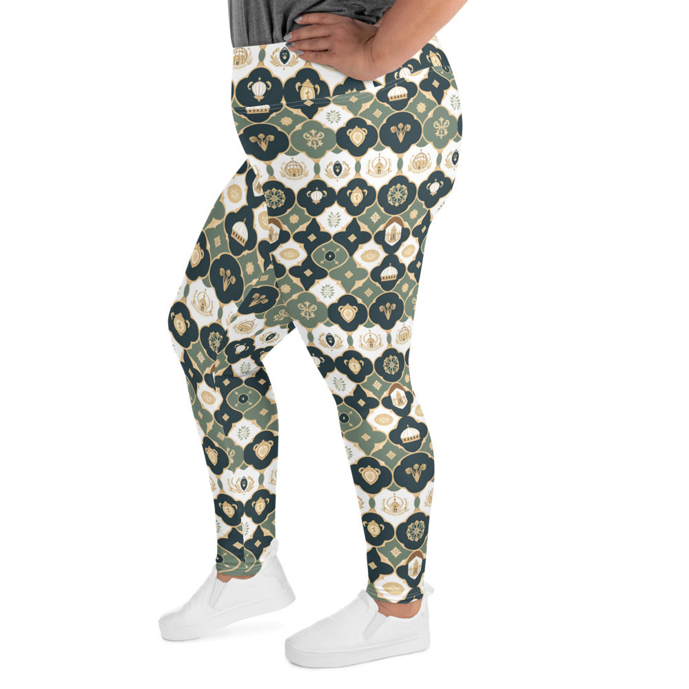 All-Over Print Plus Size Leggings