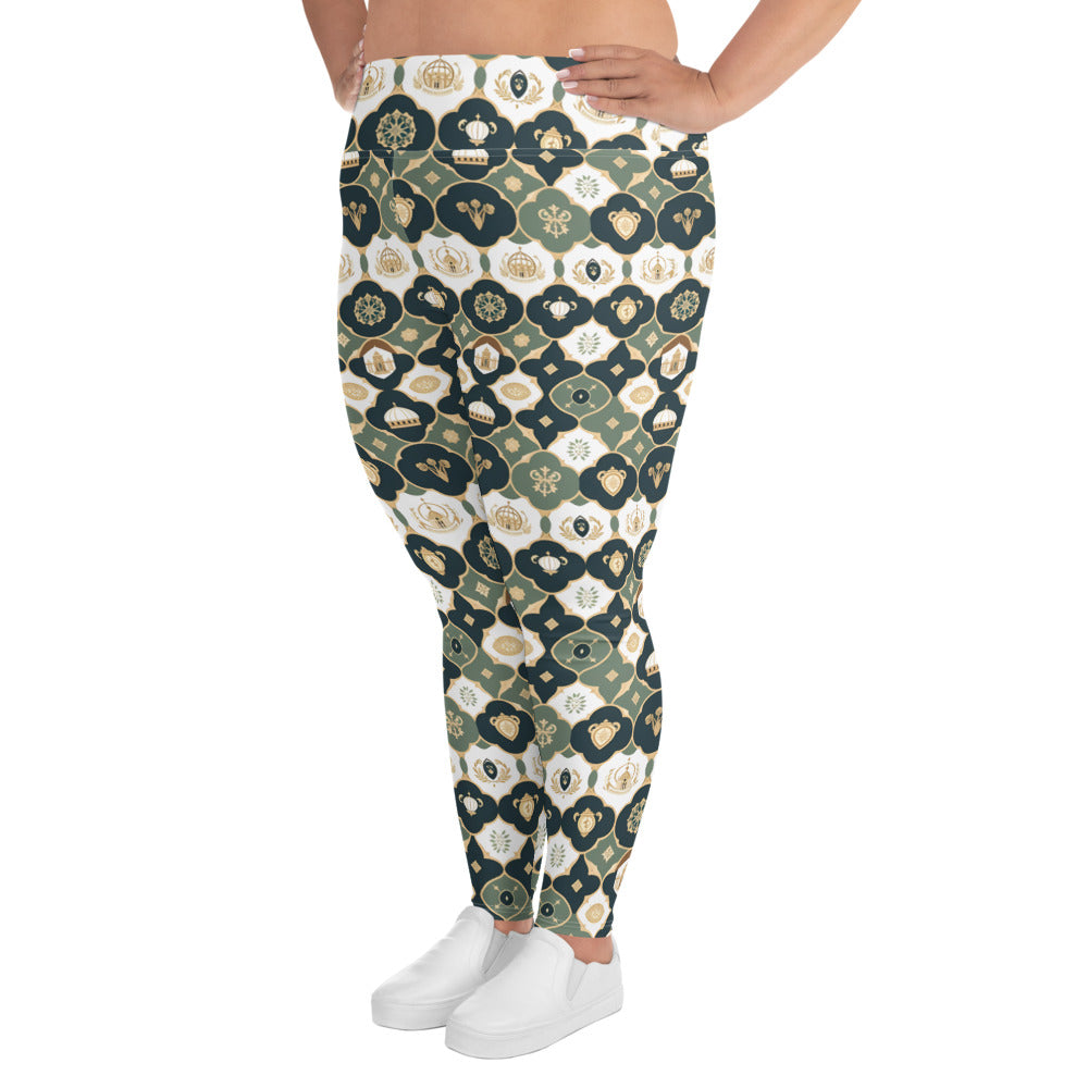 All-Over Print Plus Size Leggings