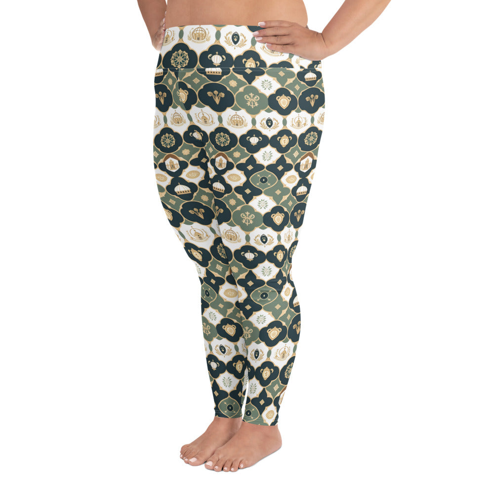 All-Over Print Plus Size Leggings