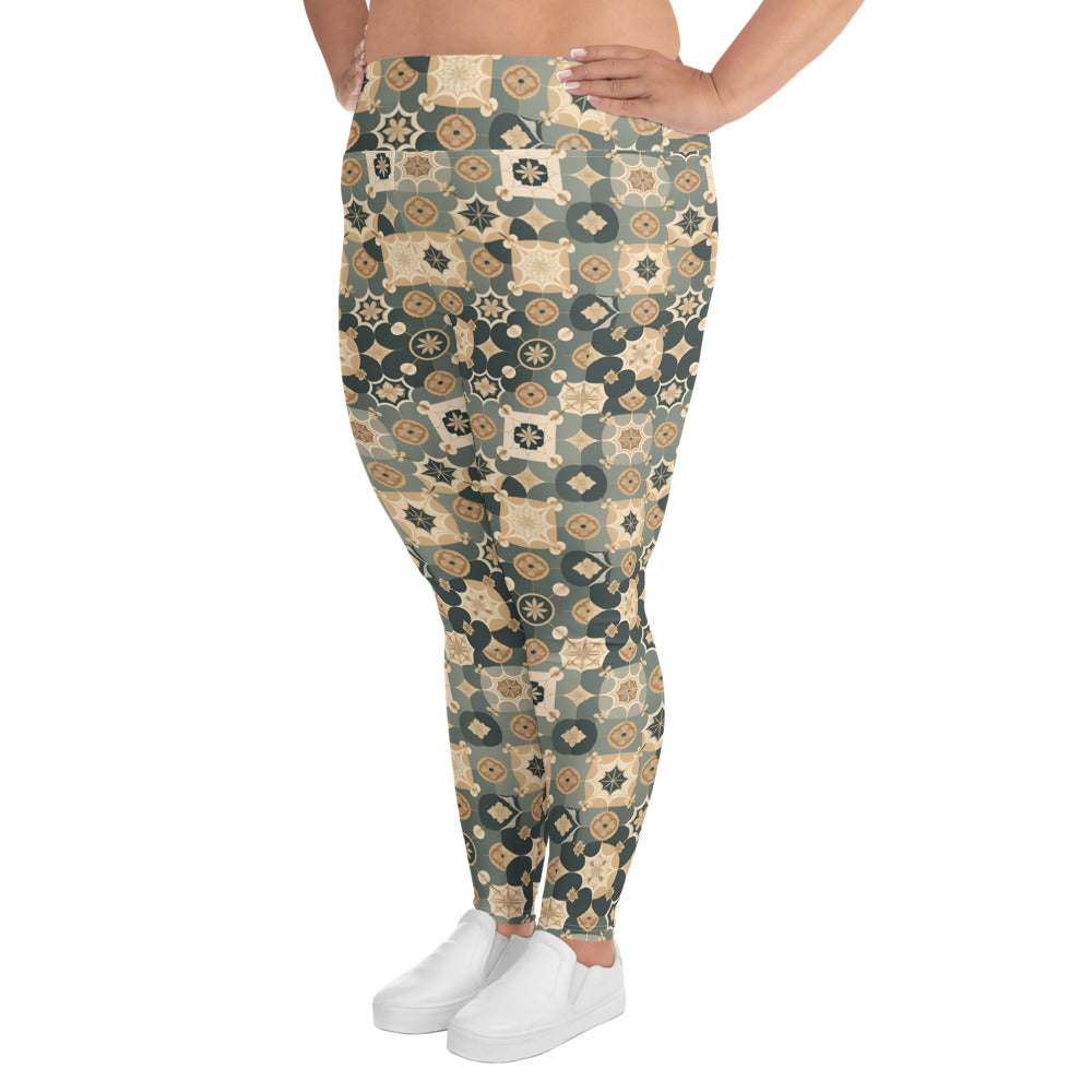 All-Over Print Plus Size Leggings