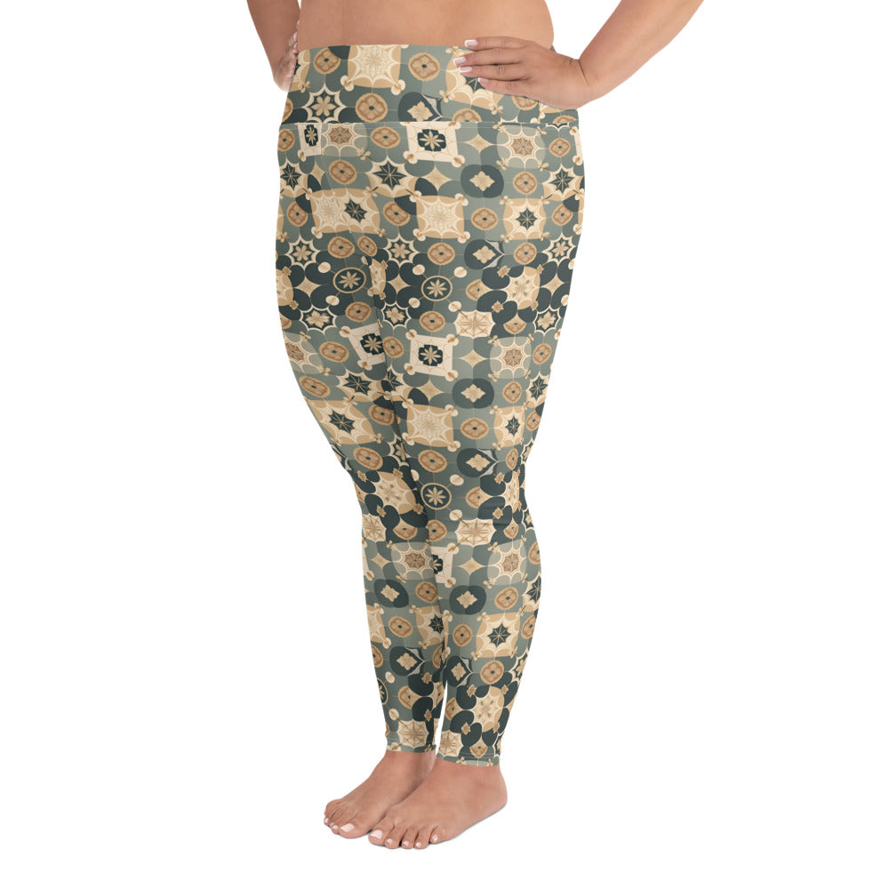 All-Over Print Plus Size Leggings