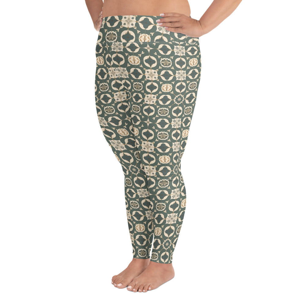 All-Over Print Plus Size Leggings