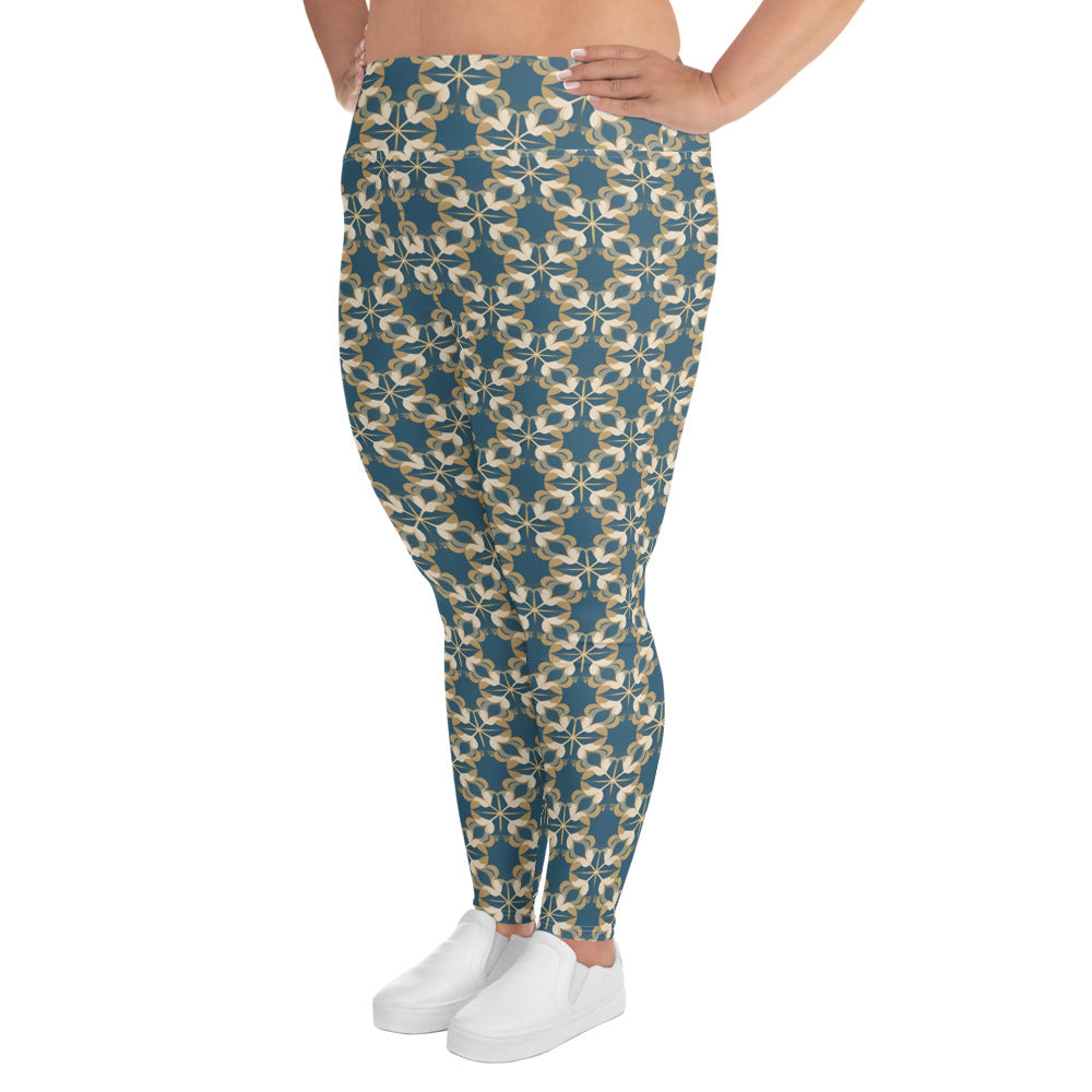 All-Over Print Plus Size Leggings