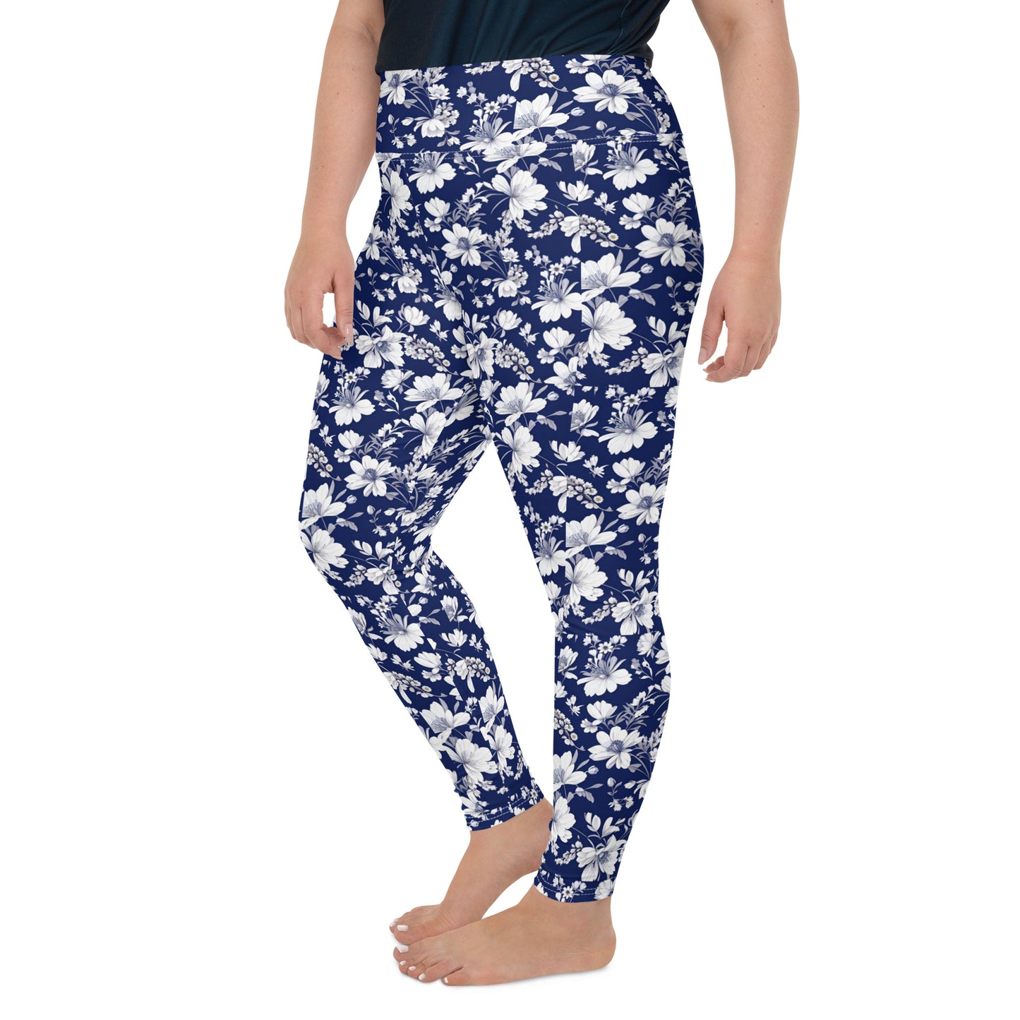 All-Over Print Plus Size Leggings