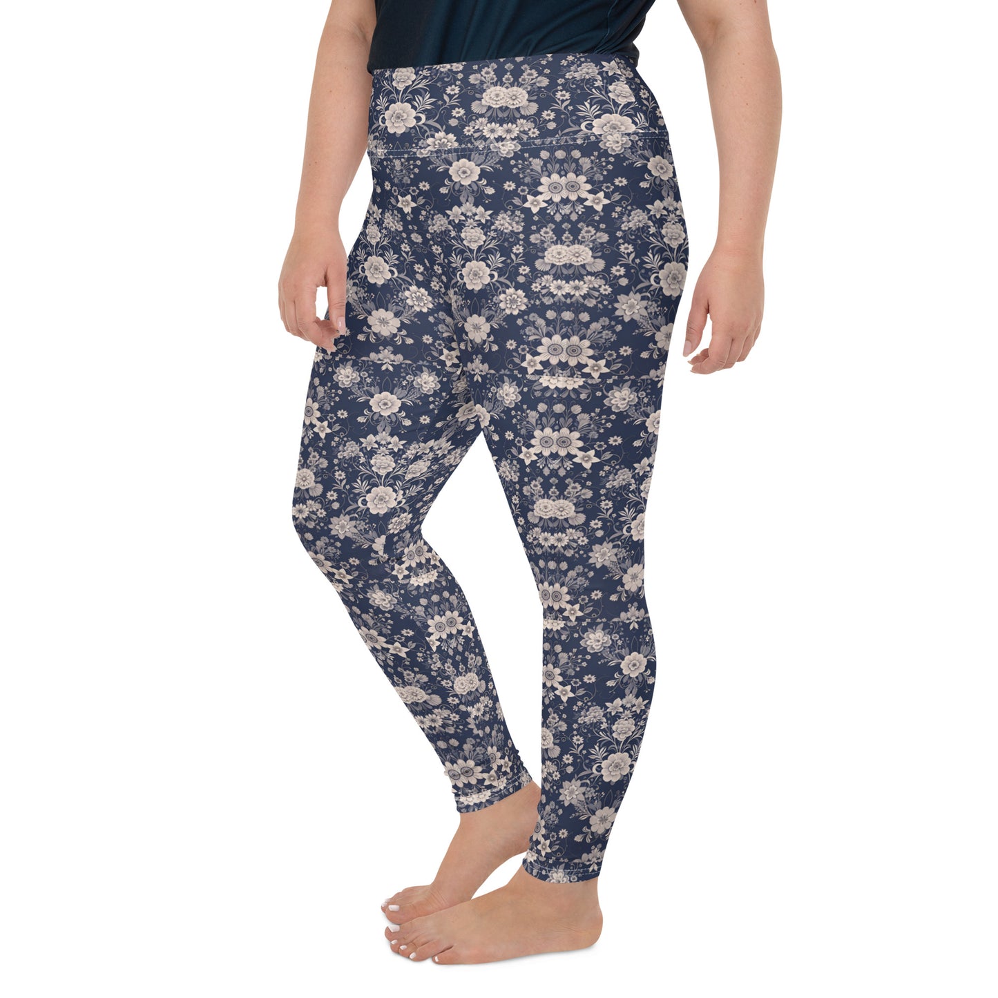 All-Over Print Plus Size Leggings