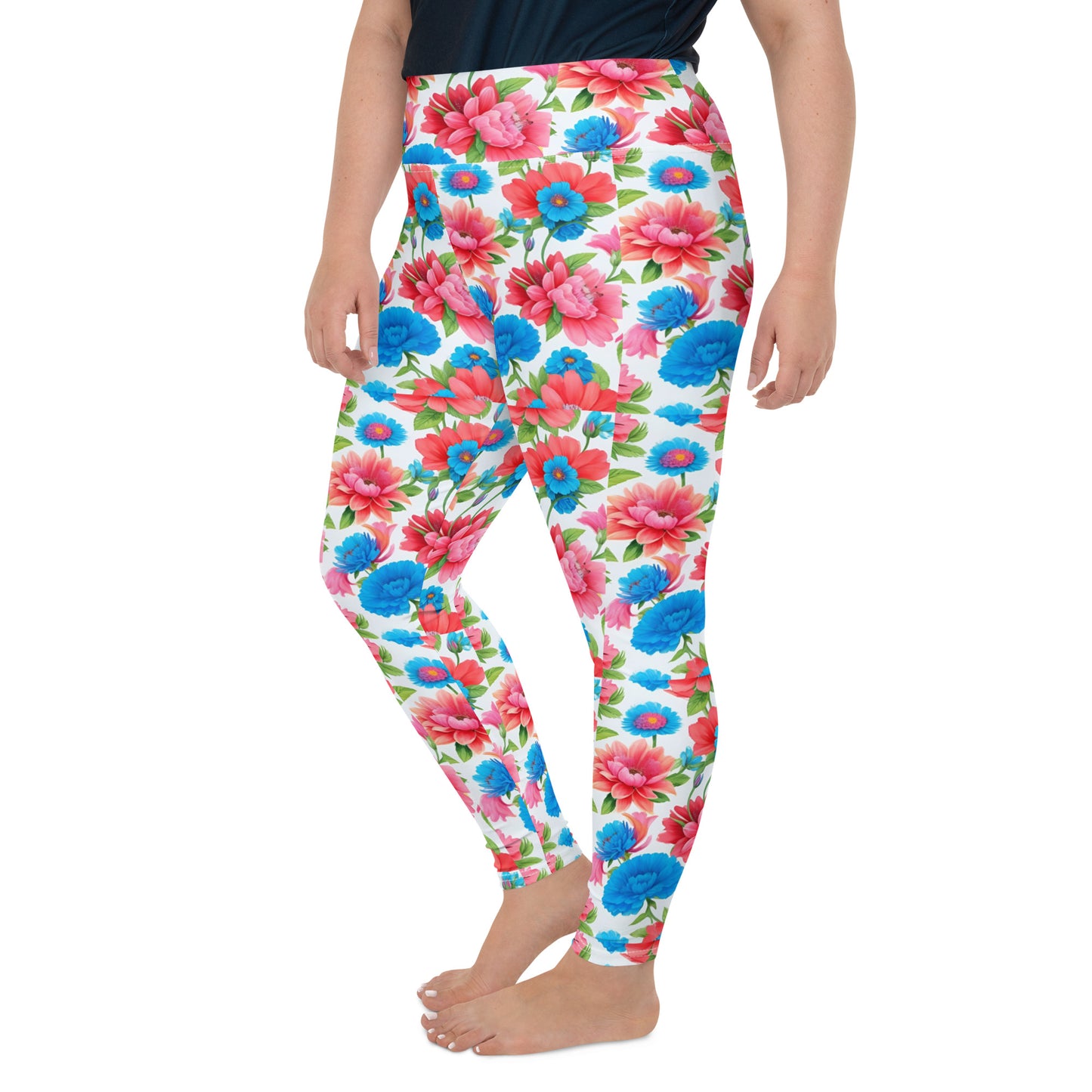 All-Over Print Plus Size Leggings