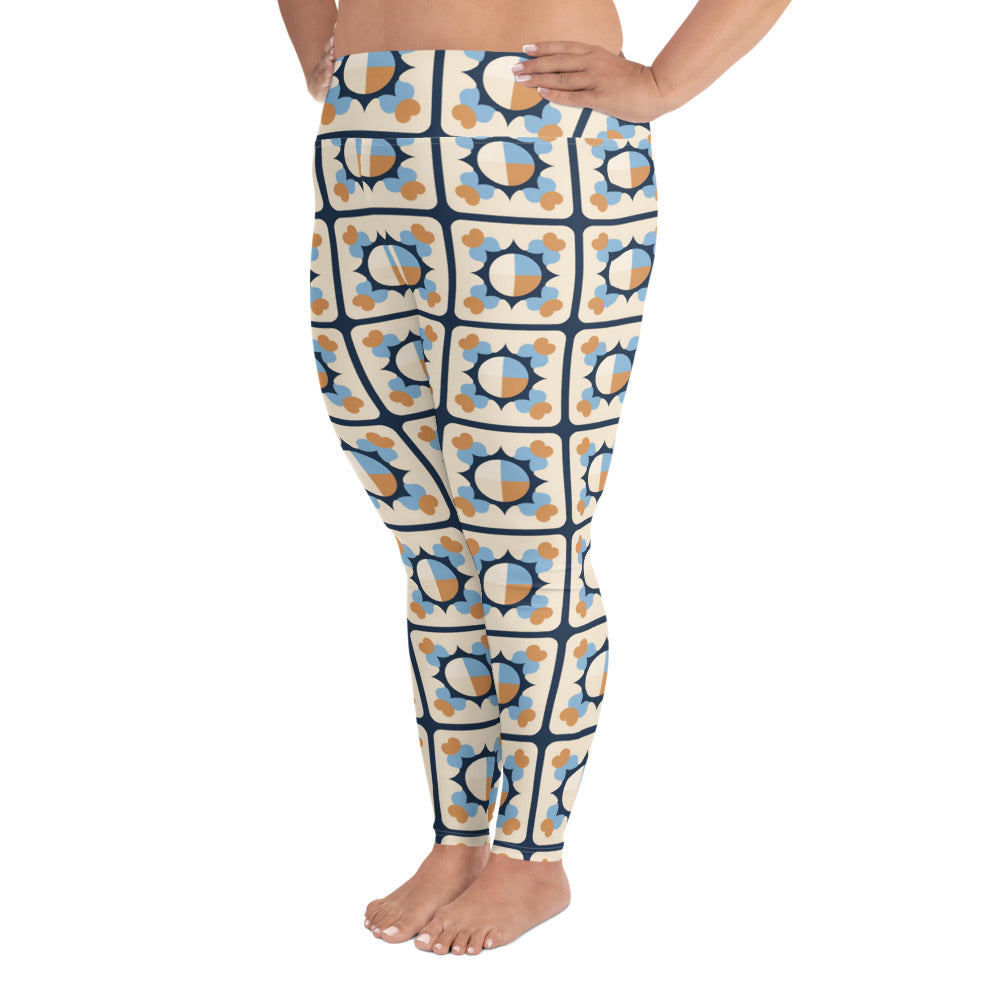 All-Over Print Plus Size Leggings