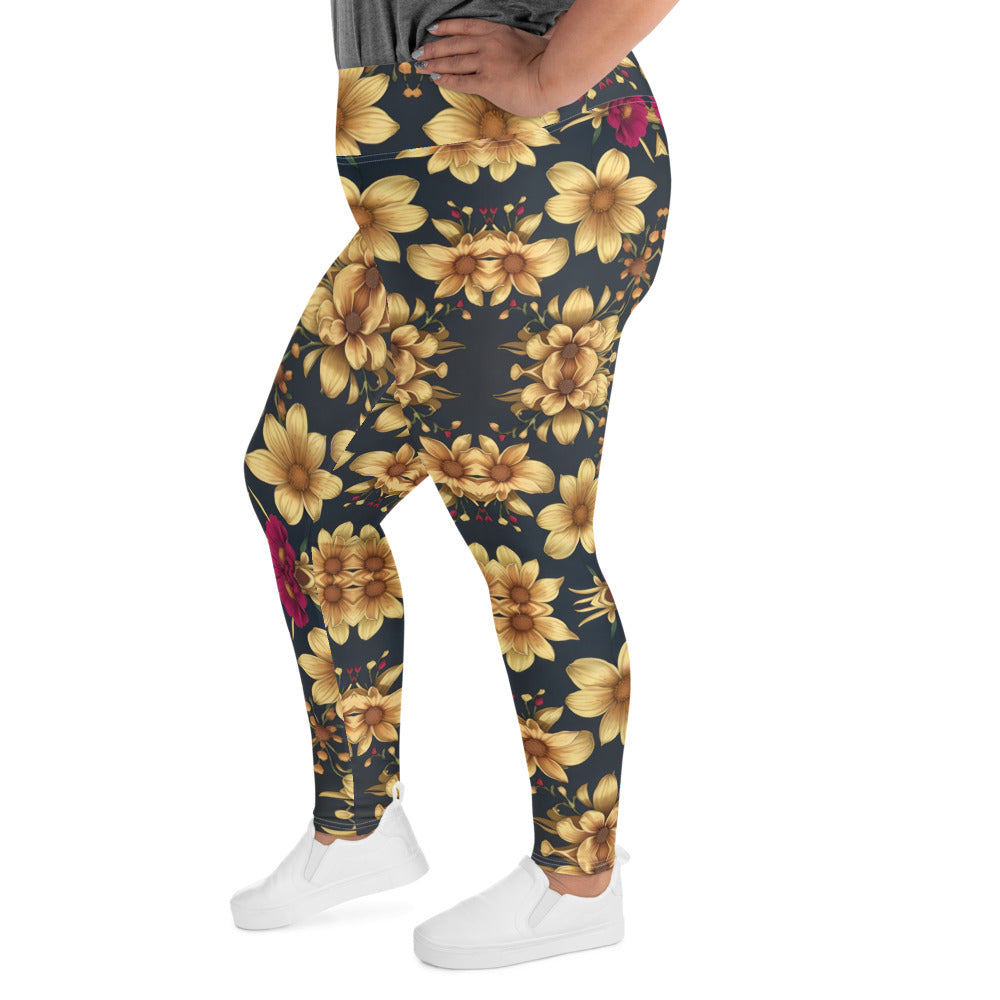 All-Over Print Plus Size Leggings