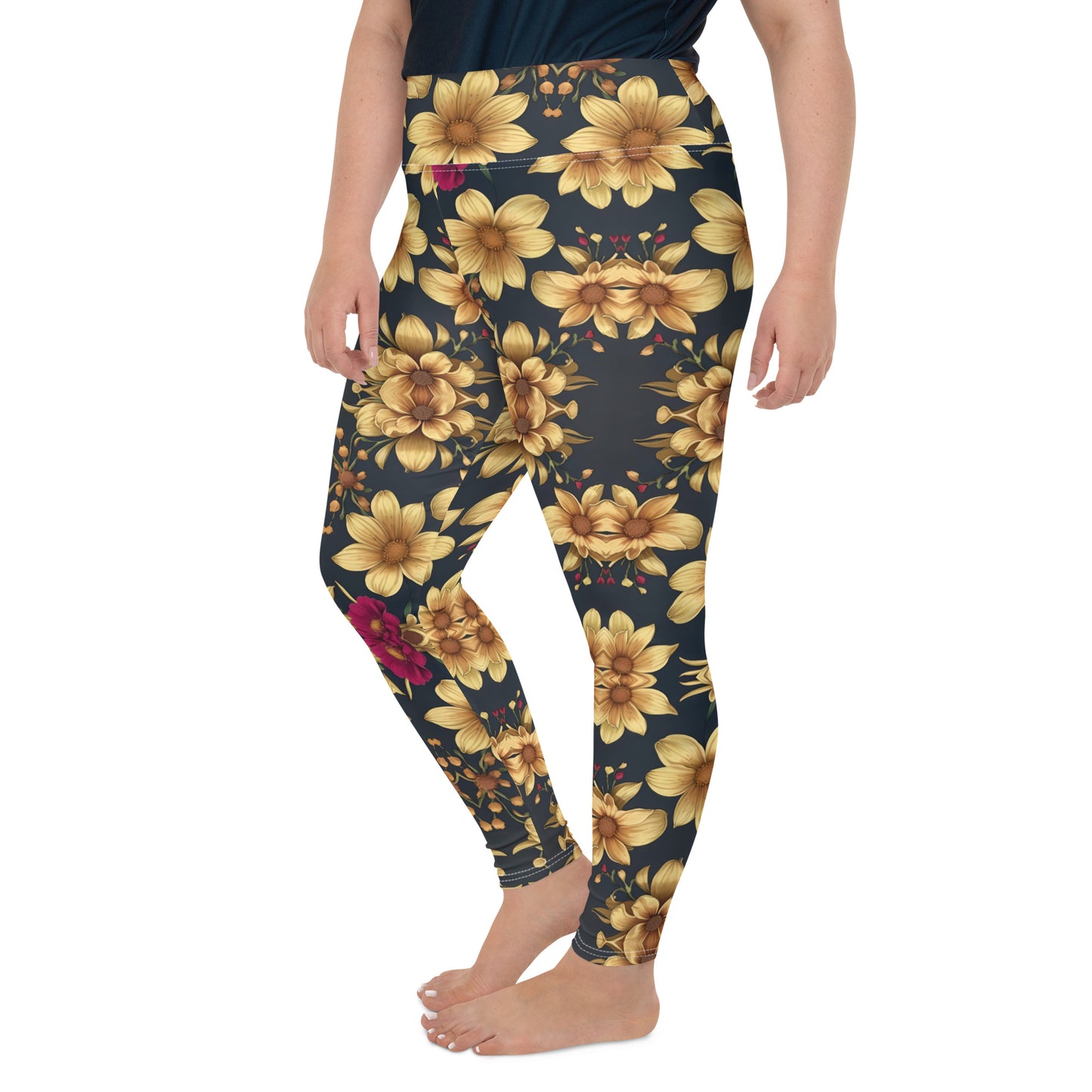 All-Over Print Plus Size Leggings