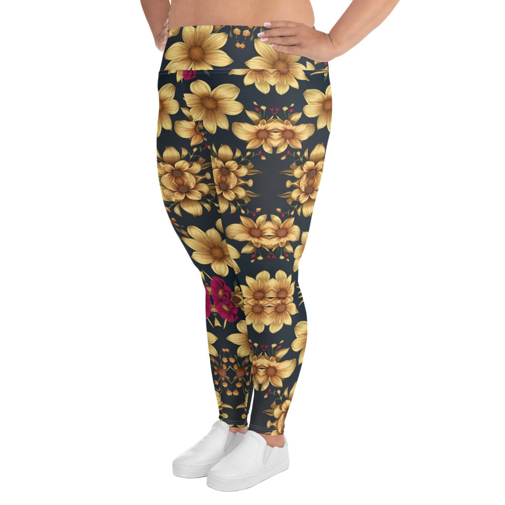 All-Over Print Plus Size Leggings