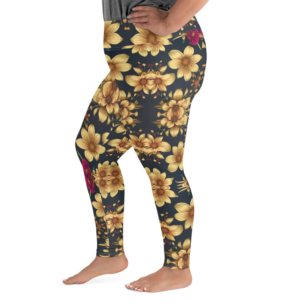 All-Over Print Plus Size Leggings