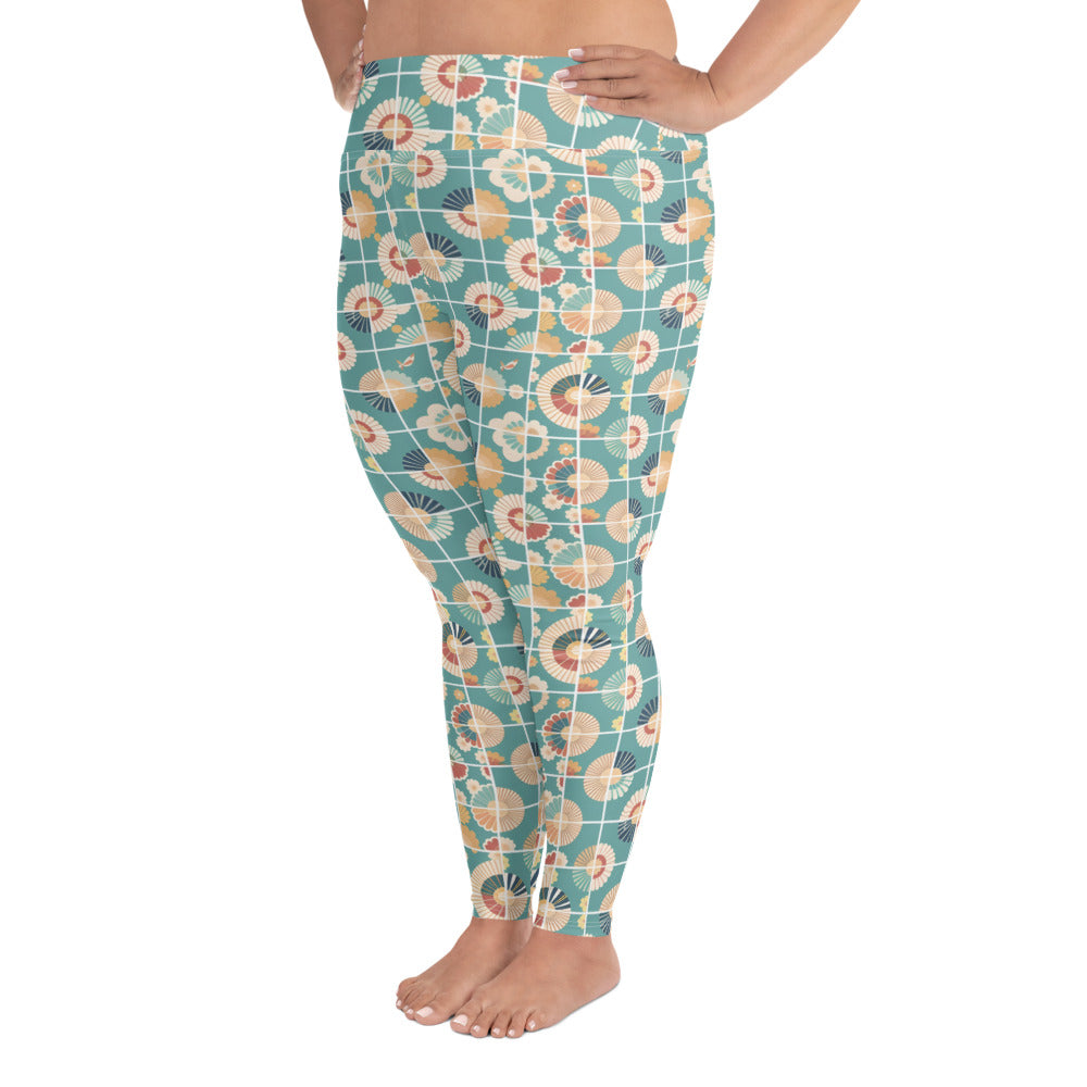 All-Over Print Plus Size Leggings