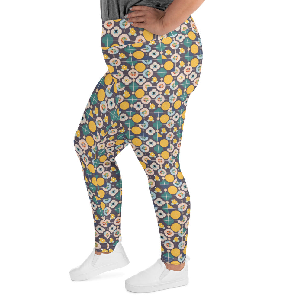 All-Over Print Plus Size Leggings