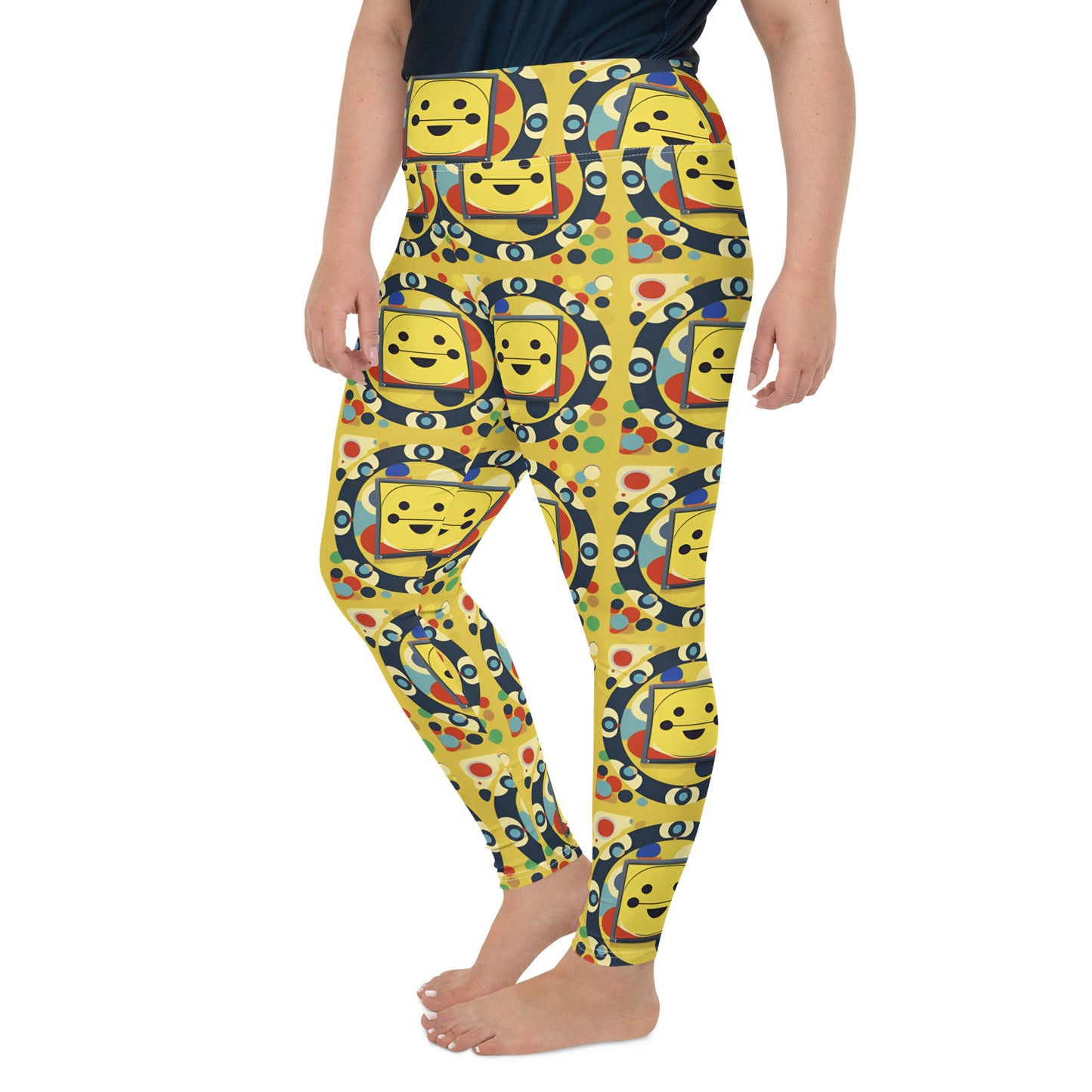 All-Over Print Plus Size Leggings