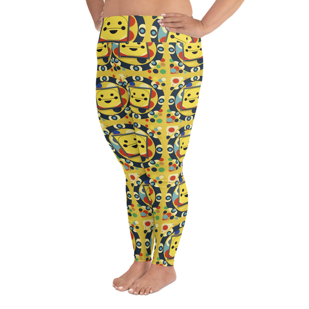 All-Over Print Plus Size Leggings