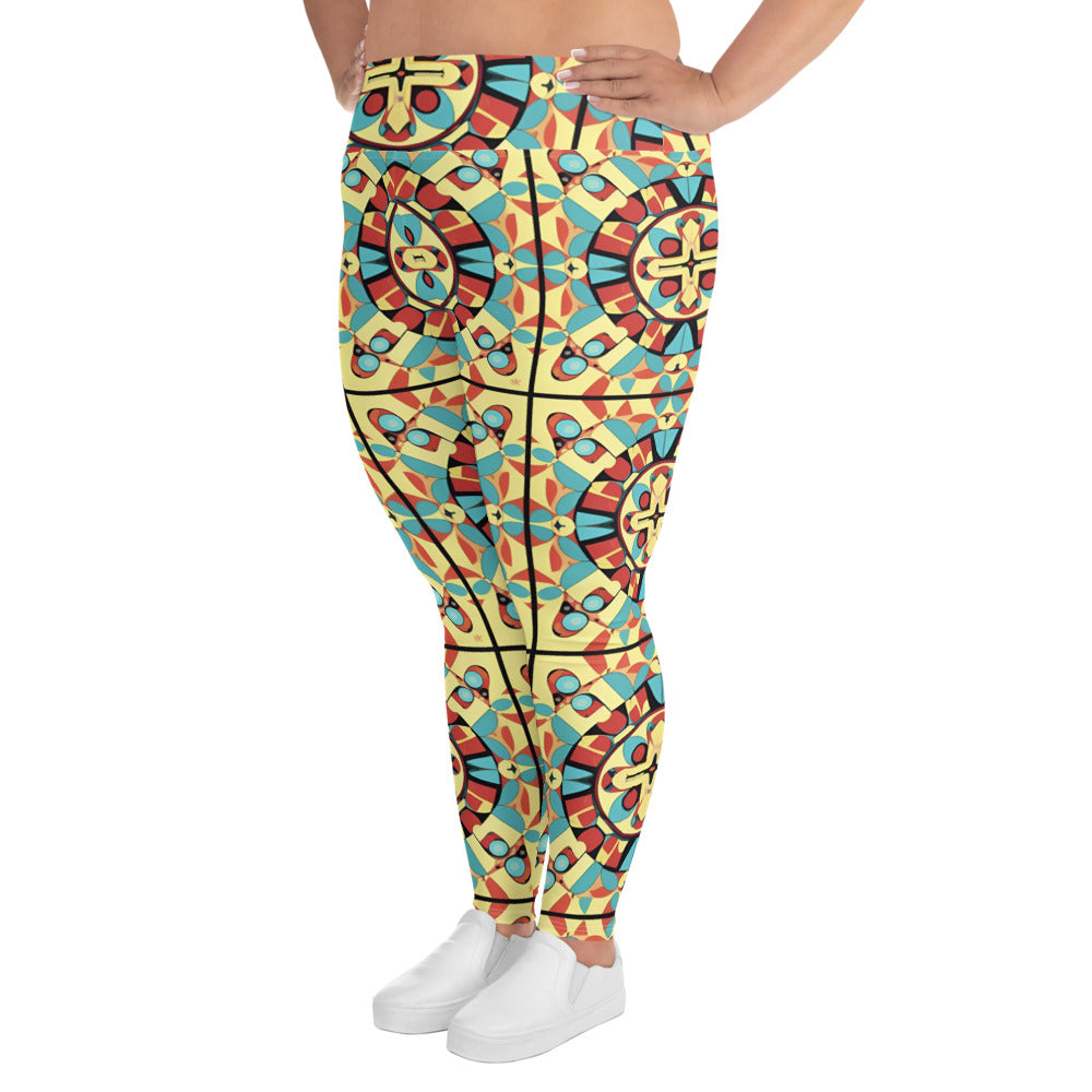 All-Over Print Plus Size Leggings