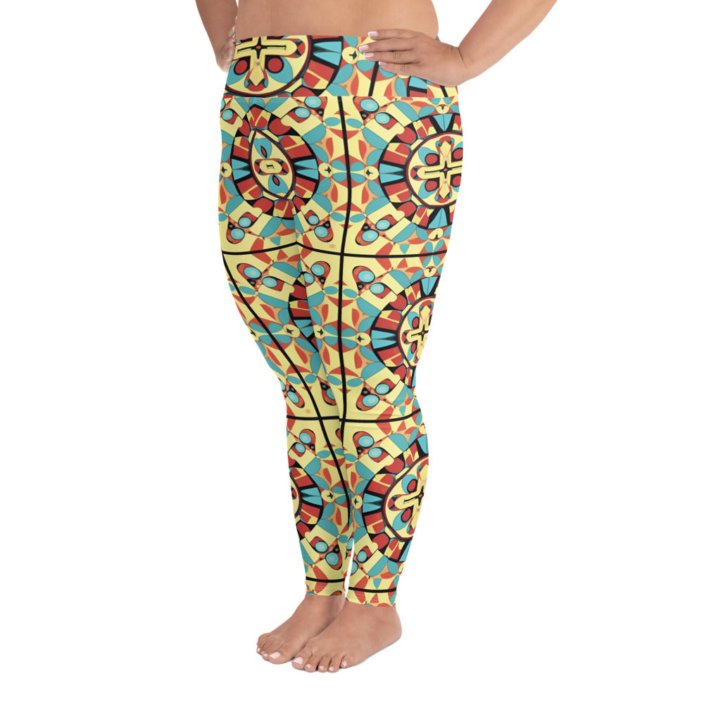 All-Over Print Plus Size Leggings