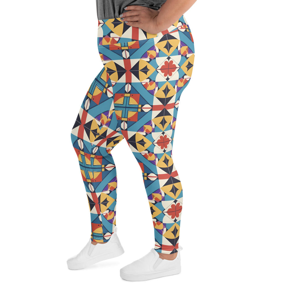 All-Over Print Plus Size Leggings