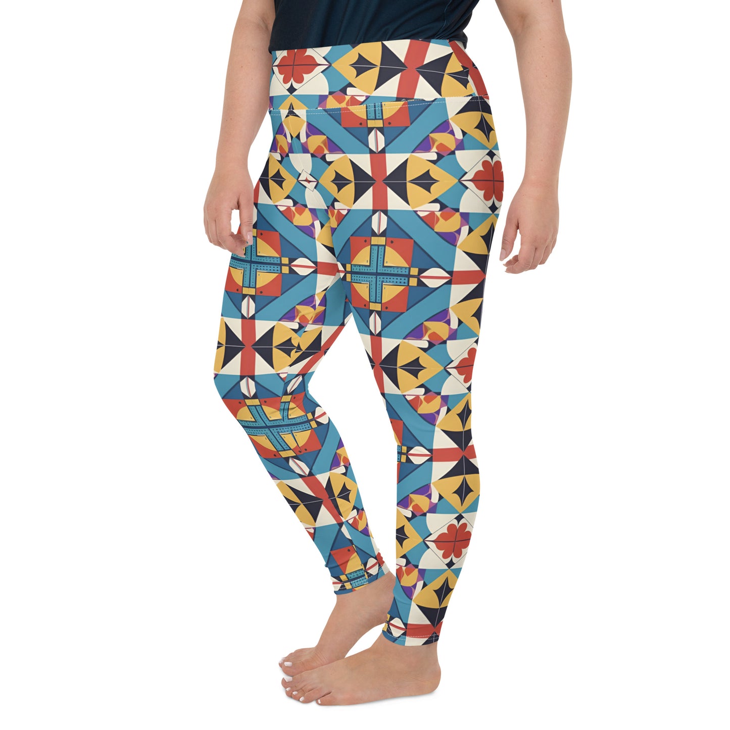 All-Over Print Plus Size Leggings