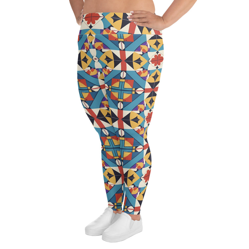 All-Over Print Plus Size Leggings