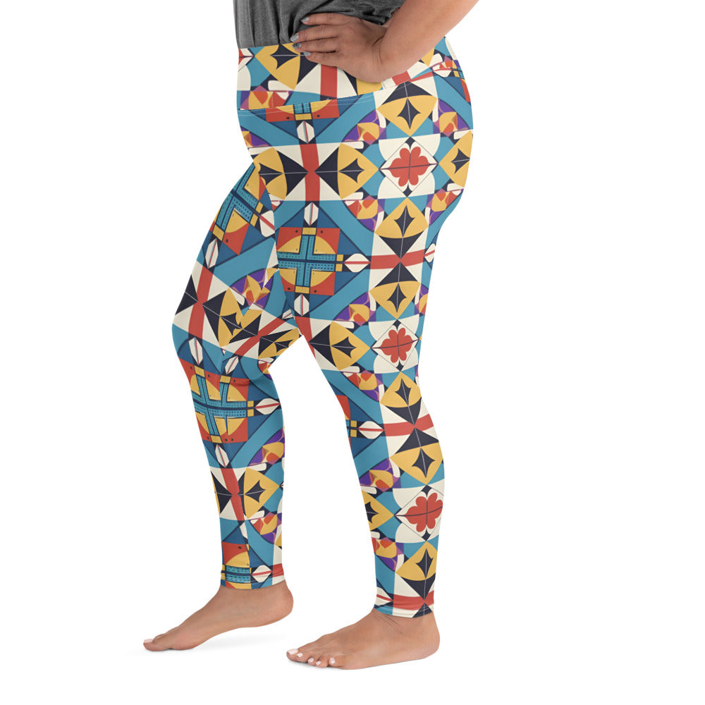 All-Over Print Plus Size Leggings