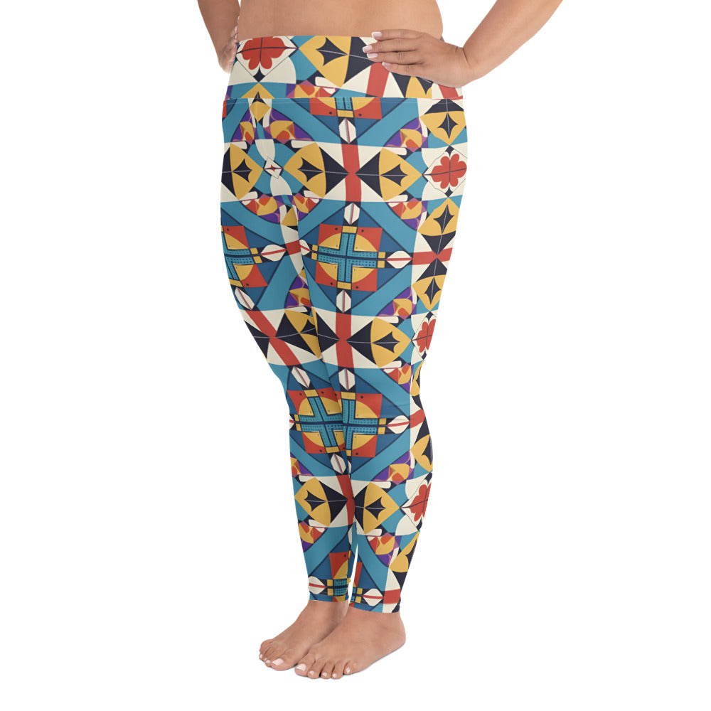 All-Over Print Plus Size Leggings