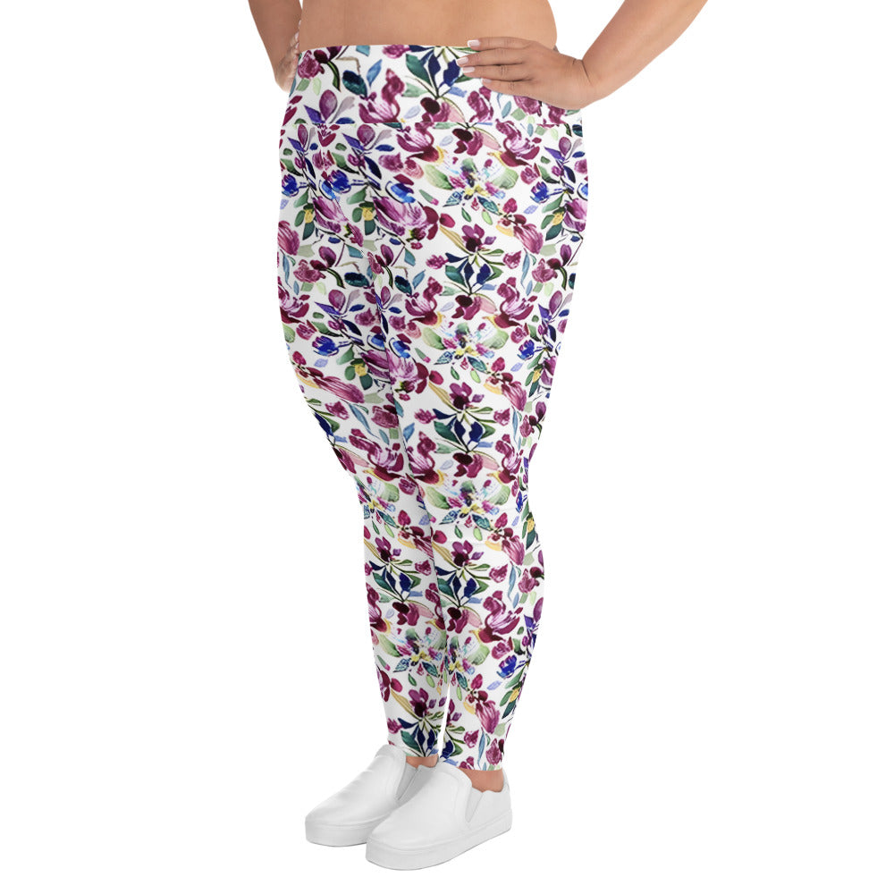 All-Over Print Plus Size Leggings