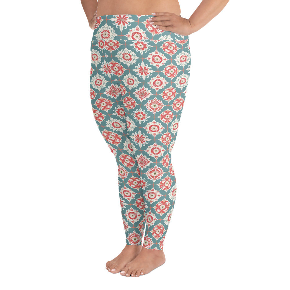 All-Over Print Plus Size Leggings