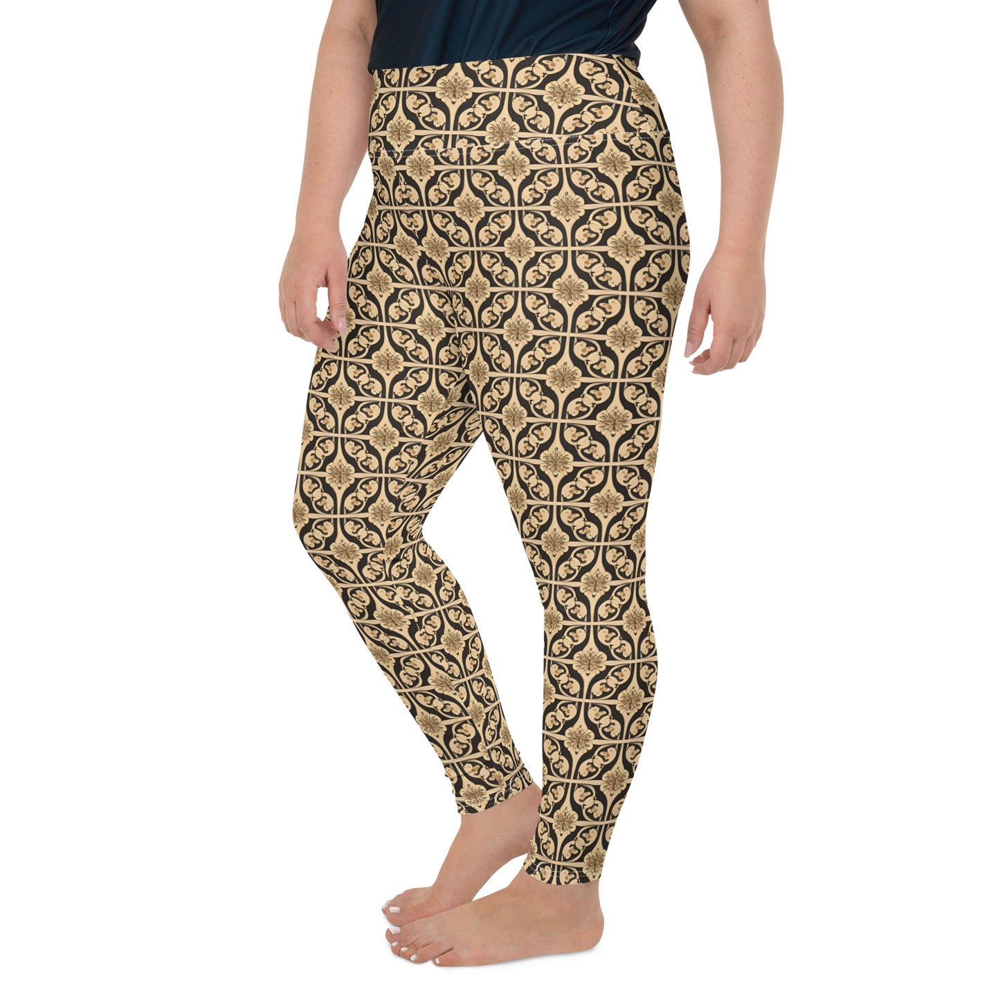 All-Over Print Plus Size Leggings