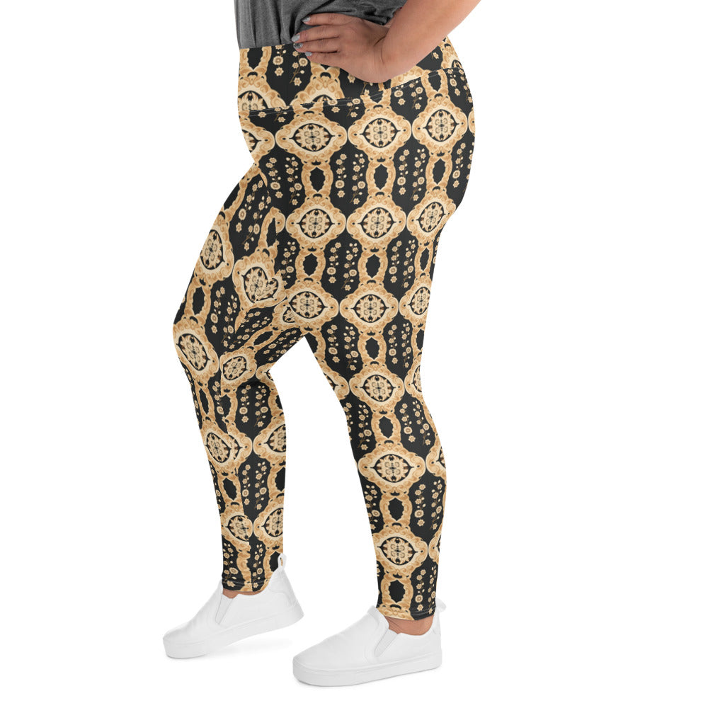 All-Over Print Plus Size Leggings