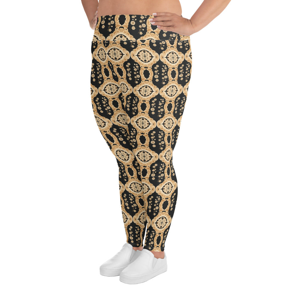 All-Over Print Plus Size Leggings