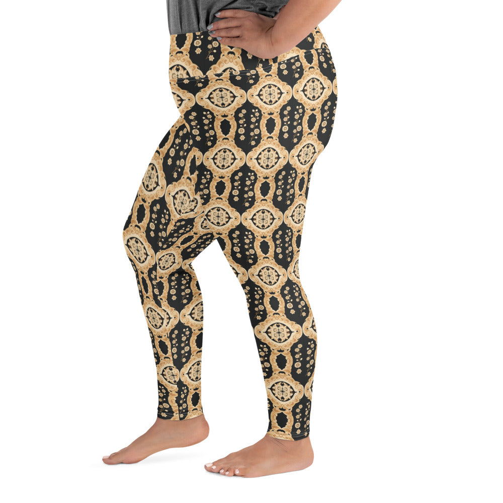 All-Over Print Plus Size Leggings