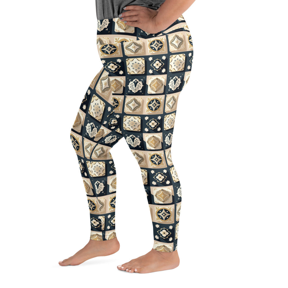 All-Over Print Plus Size Leggings