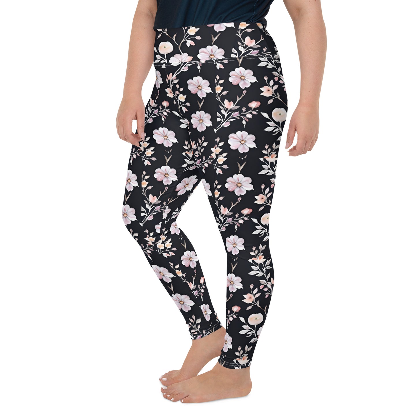 All-Over Print Plus Size Leggings