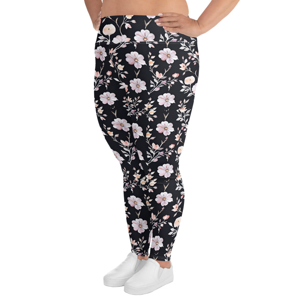 All-Over Print Plus Size Leggings