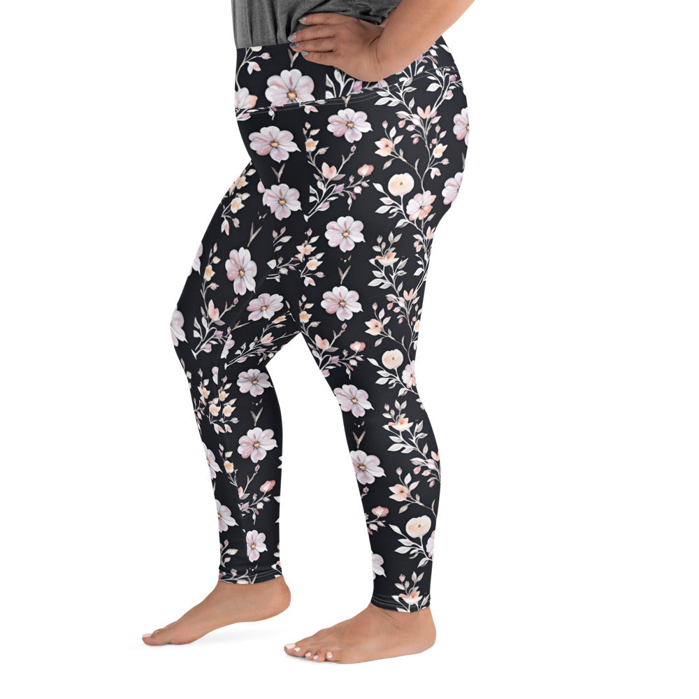 All-Over Print Plus Size Leggings