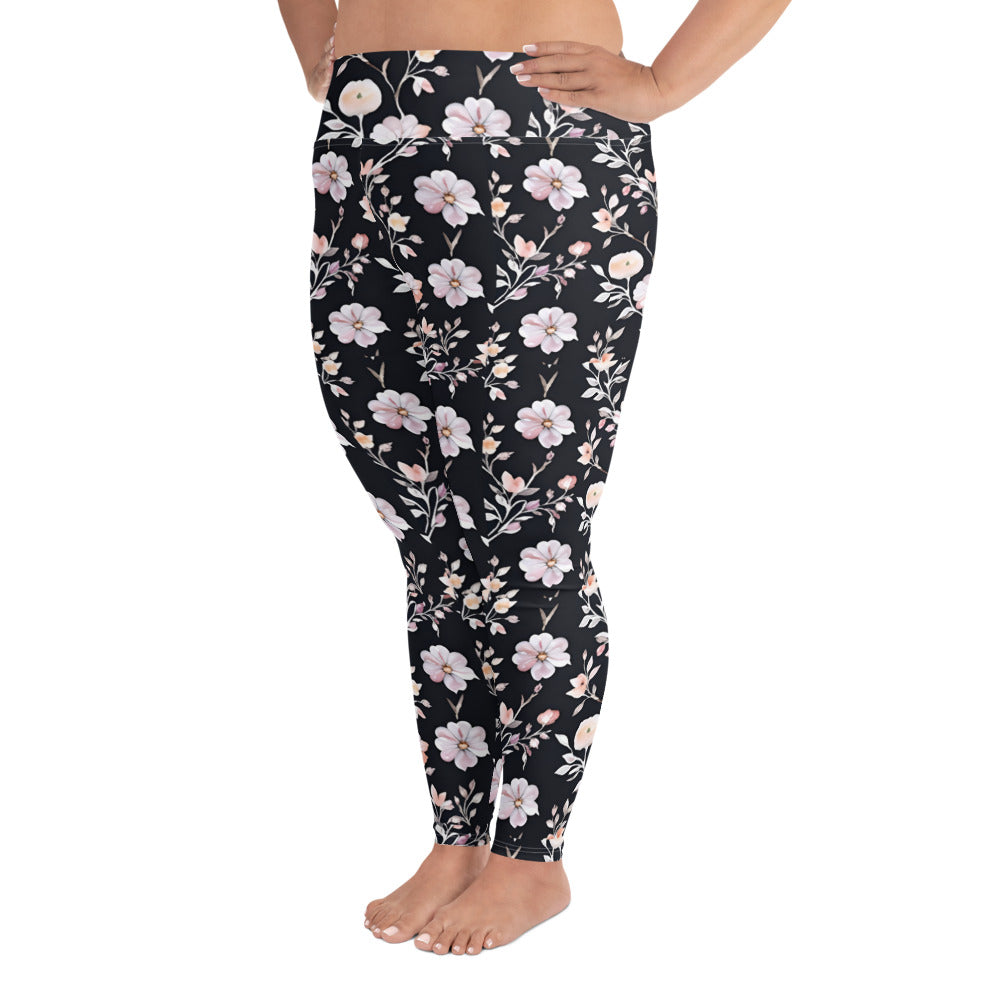 All-Over Print Plus Size Leggings