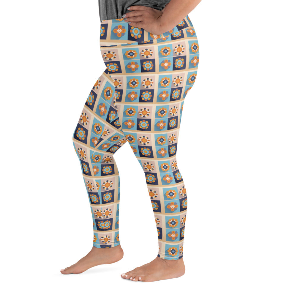 All-Over Print Plus Size Leggings