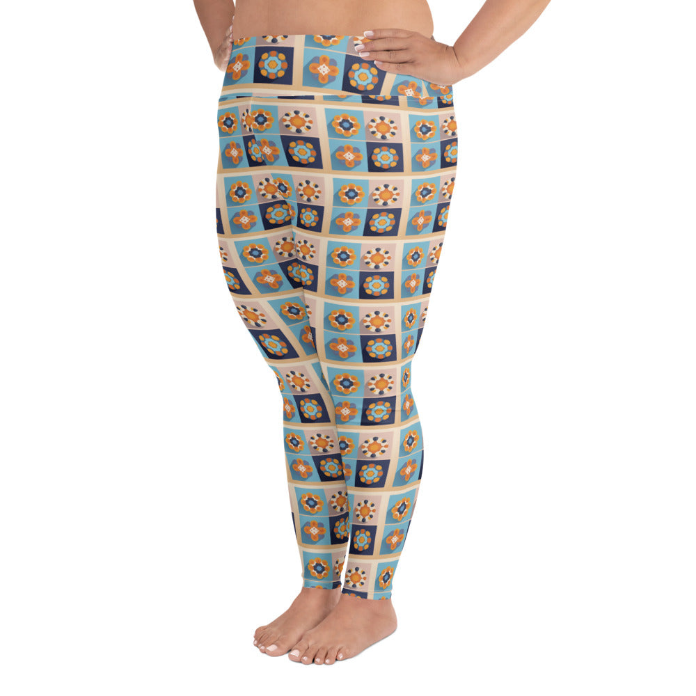 All-Over Print Plus Size Leggings