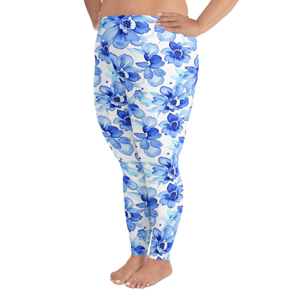 All-Over Print Plus Size Leggings